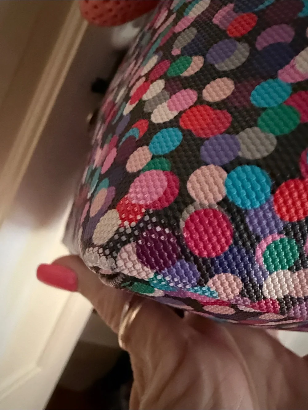 KATE SPADE Confetti Hawthorne Colorful Tote